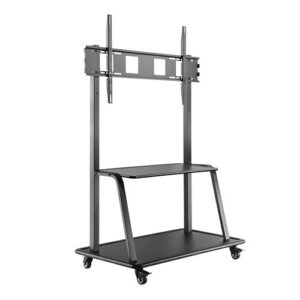 ULTRA-HEAVY DUTY ST0EEL MOBILE TV STAND